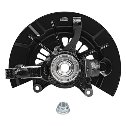 Detroit Axle - Front Steering Knuckles w/Hubs Outer Tie Rod End Links | Replacement for 2012-2017 Toyota Camry L LE XLE 2.5L - size: 4SU48654/Kit