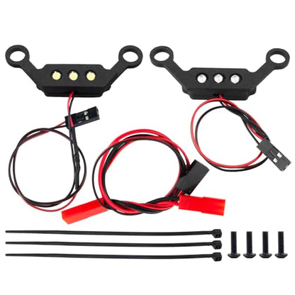LSG Front Rear Lights Headlight Taillights kit RC Car LED Light Light Kit for 1/16 Tra-xxas Mini Maxx Small X Brushless 2S Rc 4Wd Upgrades Parts