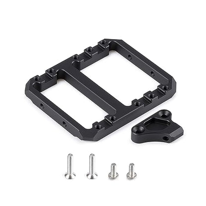 AMK Aluminum Alloy SCX10 II Servo Mounting Bracket LCG Frame Bumper Mount for Axial SCX10 Upgrades Element Enduro(Servo Mount) - color: Servo Mount