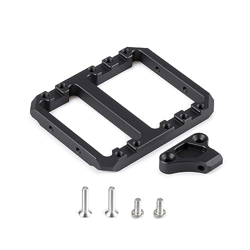 AMK Aluminum Alloy SCX10 II Servo Mounting Bracket LCG Frame Bumper Mount for Axial SCX10 Upgrades Element Enduro(Servo Mount) - color: Servo Mount