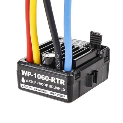 Hobby Wing WP-1060-RTR 1060 60A Brushed ESC for RC 1/10th Touring Cars Buggies Trucks Rock Crawlers