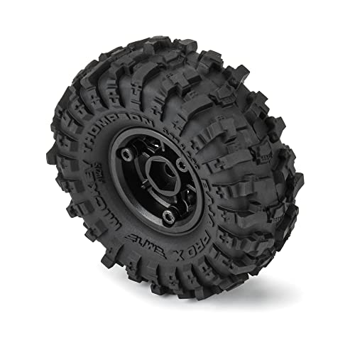 Pro-Line Racing 1/24 MT Baja Pro X F/R 1.0 Tires MTD 7mm Blk 4 PRO1021510 RC Tire