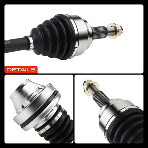 A-Premium Set of 2 Front Axle Shaft Assembly | Compatible with Volkswagen Touareg 2004-2010 & Audi Q7 2007-2010 & Porsche Cayenne 2003-2006 2008-2010, Front Left and Right - style: Front Driver and Passenger Side