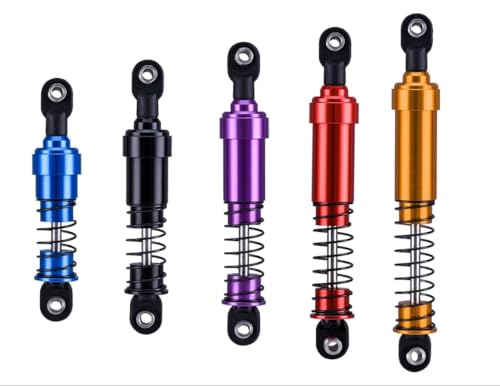 75mm-115mm Big Bore Shocks, RC Crawler Shocks for 1/10 RC Crawler LCG Chassis Gspeed V3 Element Enduro SCX10 TRX4 Gamde R1 Comp Builds DIY (purple 115mm 2pcs) - color: purple 115mm 2pcs