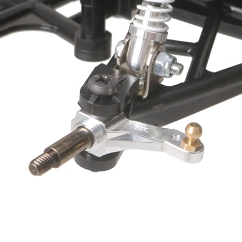 KYX Racing Aluminum Front Steering Knuckles Upgrades Parts Accessories for 1/10 Rc Crawler Tamiya The Grasshopper