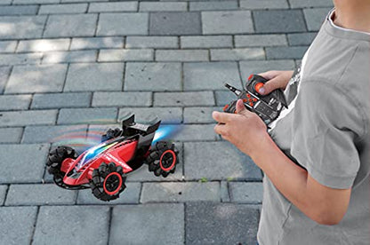 LEXiBOOK, Crosslander Fire RC Car, RC60 | Smoke jet, Gesture control, Music, Rechargeable