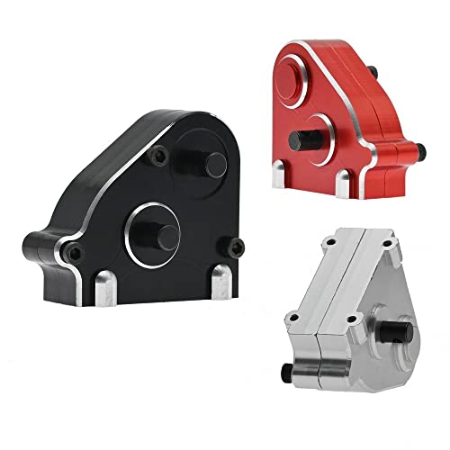 CNC Metal Transfer Case Gearbox for 1/12 MN MN86 MN86S MN86KS MN86K 4WD G500 Crawler RC Car Modified Accessories - (Color: Red)