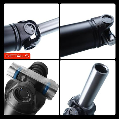 A-Premium Rear Drive Shaft Prop Shaft Driveshaft Assembly Compatible with Chevrolet Silverado 2500 HD Classic & GMC Sierra 2500 HD Classic, 4WD Automatic Trans 133.0" WB 96.0" Bed, Replace# 15109398