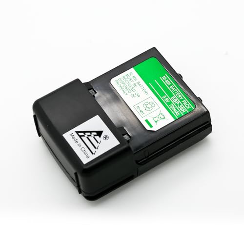 ExpertPower® 9.6V 700mAh NiMH Replacement Battery for Alinco EBP-36 and EBP-36N – Compatible with DJ-190, DJ-191, DJ-490, DJ-491, DJ-G5, DJ-X10, DJ-X2000 Radios - size: EBP-36