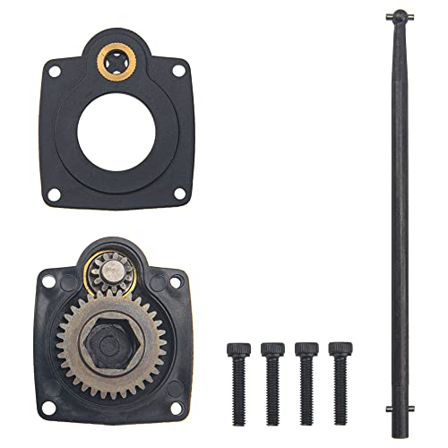 Exhaust Pipe Tubing,Silicone Exhaust Extension Tube & Electric Roto Starter E-Start Backplate Power Back Cover 11012 & Drill Start Wand Power Starter Shaft Rod Pin End 11003