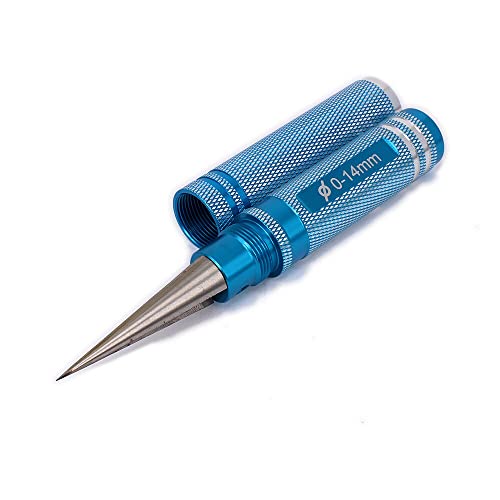 Replacement Part For 0-14mm RC Body Shell Cover Hole Reamer Light Blue 1/10 1/8 1/5 1/16 Pilot For RC Model Repairing T10008 T10012 - (Color: Blue) - color: Blue