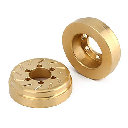 INJORA 63g Brass Internal Counterweight for 1.9" 2.2" Wheel Rims, 2PCS - size: 2PCS