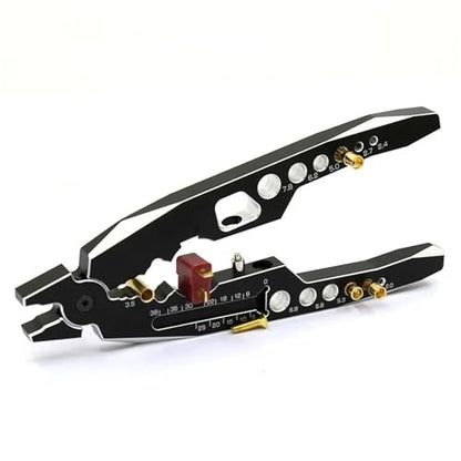 RC Car Repair Kit Rc Car Assembly All-Metal Multi-Function Shock-Absorbing Pliers Ball Nose Suspension Lever Tool Upgrade Parts Repair Accessories - color: Black Yellow
