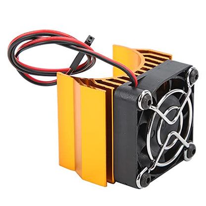 RC Motor Heatsink 1/10 RC Car 3650 Brushless Motor Cooling Fan 540 RC Brushed Motor Fan with Heatsink