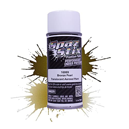 Spaz Stix - Bronze Pearl Aerosol Paint, 3.5oz Can