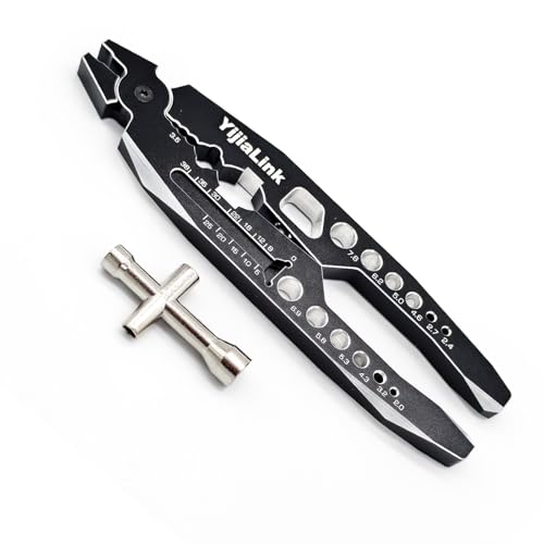 Multi-Functional RC Shock Absorber Pliers Ball Head Pliers Compatible with 1/8 1/10 1/12 Traxxas Arrma Axial Losi Redcat HSP HPI RC crawler truck cars