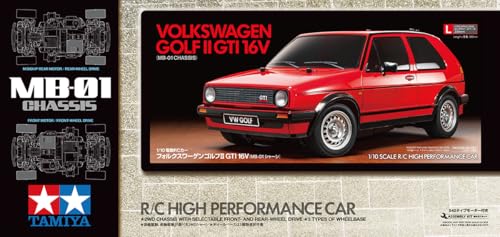 TAMIYA 58748 1/10 RC Volkswagen Golf II GTI 16V MB-01 Kit