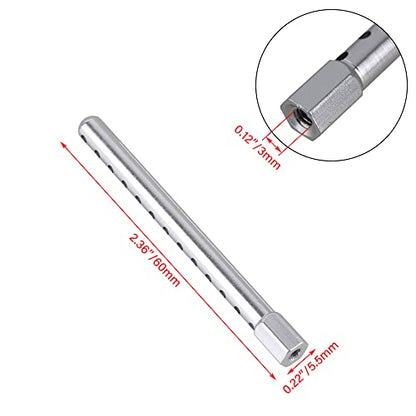 Mxfans 4X 2.36 Silver Al Body Post Bracket Replacement for HSP RC1:10 On-Road 102037S
