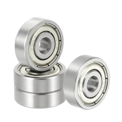 uxcell 4 Pack 634ZZ Deep Groove Ball Bearings, 4x16x5mm Chrome Steel Double Shield Bearing for Electric Motor, Home Appliances, Garden Machinery, (ABEC5) - size: 634ZZ