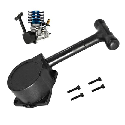 RC Nitro Engine Pull Starter R020 Recoil Start Tools Accessory Compatible with HSP Himoto Redcat Tyranno Vertex VX .16 .18 .21 SH .18 .21 Cxp Roto 1/10 1/8 Buggy Truck Car Parts