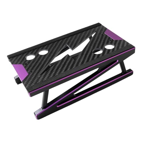 Hobby Tool Set for RC Car Body Mounts and Repair Workstation Display Stand, Purple