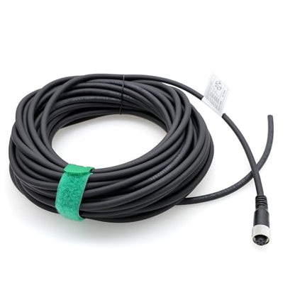 M12 A-Coded 4-pin Female Power Supply Cable to Open for Absolute Encoder Multiturn Industrial Automation DeviceNet CANopen IO Module Fieldbus 100m - color: 4 pin female to open, size: 100m