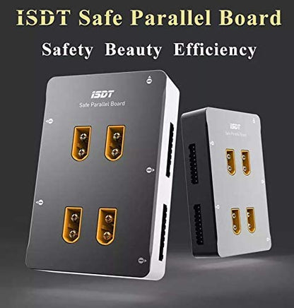 ISDT PC-4860s Lipo Battery Charge Board,1-8S XT60 Safe Parallel Charge Board Balance Charging Plate for RC Battery Charger Lithium Batteries(4 Channels)