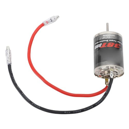 380 RPM Brushed Motor, Low Friction Stainless Steel Motor for High Performance RC , Miniature Robotics, and DIY Projects