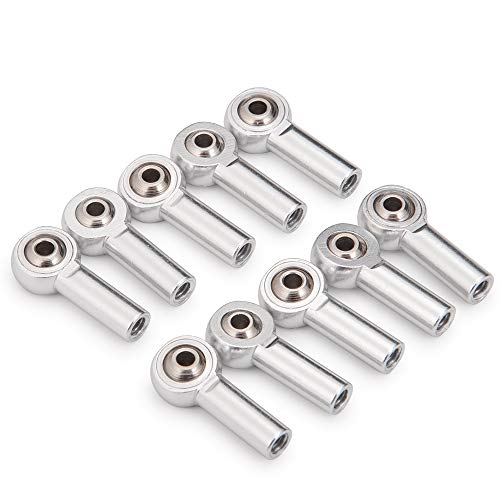 QUE-T M4 Metal Link Rod End Ball for 1/10 RC Crawler Car SCX10II 90046 D90 CC01 Trx4 (Pack of 20) - color: 20pcs