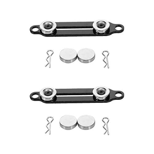 GoolRC Front and Rear Body Mounts Stealth CNC with Magnet for 1/10 Traxxas Axial SCX10II 90046 RC Car