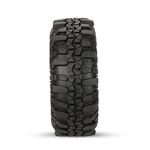 Goolsky 4Pcs AUSTAR AX-4020C 1.9 Inch 110mm 1/10 Rock Crawler Tires with Beadlock Wheel Rim for D90 SCX10 AXIAL RC4WD TF2 RC Car