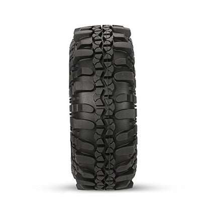 Goolsky 4Pcs AUSTAR AX-4020C 1.9 Inch 110mm 1/10 Rock Crawler Tires with Beadlock Wheel Rim for D90 SCX10 AXIAL RC4WD TF2 RC Car