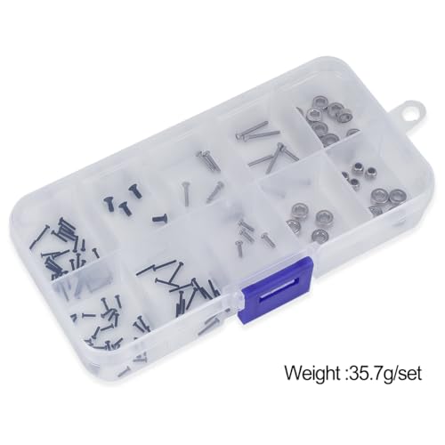 HobbyPark Screw Set for 1/30 Axial SCX30 Crawler 1/32 Redcat Ascent-32 Hardware Screws Kit