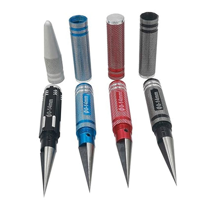 KALLORY 1pc Model Aircraft Hole Expander Reamer Drill Tool Rc Car Shell Puncher DIY Model Kit Accessories High Strength Metal Safety