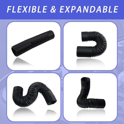 3" Diameter Air Intake Hose for Car,Flexible Air Intake Tube Extendable Up to 39.37",Universal Adjustable Car Airs Duct Hose Cars Accessories for Most Automotive,Truck