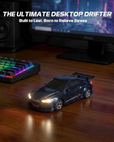 ARRIS 1/64 Micro Desktop RC Drift Car 4WD with 2-Speed Modes RTR | Pocket Size Design, LED Lights, Stunt Driving, Smooth Drifting, Indoor Fun - color: Royal Blue
