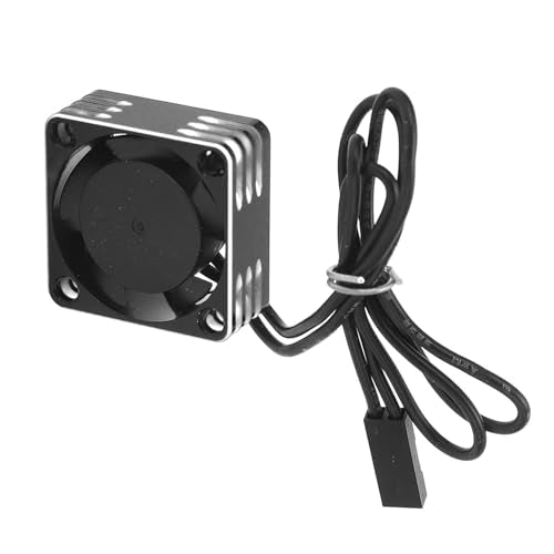 RC Motor Cooling Fan, Lightweight and Stable ESC Motor Cooling Fan 19000rpm for Replacement (Silver) - color: Silver