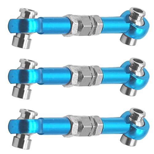 4Pcs ShareGoo RC Aluminum Linkages Steering Servo Rod Turnbuckle 102017 Compatible with Himoto RedCat Racing 1/10 On-Road RC Car