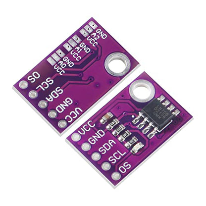5PCS LM75 LM75A Temperature Sensor High Speed I2C IIC Interface High Precision Development Board Module