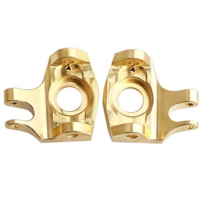 Heavy Duty Brass Front Steering Knuckles Carrier Weights for 1:10 Axial SCX10 II 90046 RC Crawler Car Upgrades
