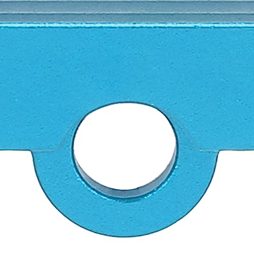 Tall Battery Holder Mount Hold Down for 1/10 Slash 2WD 5822 5822A Chassis, Aluminium Alloy RC Battery Mount Plate, Battery Holder Mount with Strap for 1/10 Slash (Blue) - color: Blue