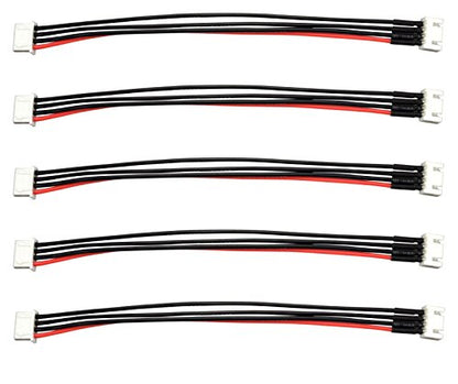 JST-XH 3S 6" / 150mm Balance Plug Extension Lead - 5 Pack #1091