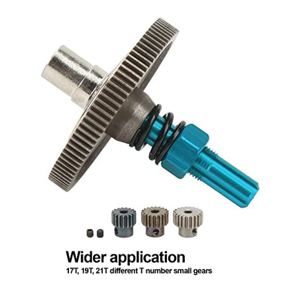 91T Slipper Gear Set for Arrma Senton 1/10 RC Cars - Metal Differential Upgrade Parts, Durable & Easy to Install, Compatible with Granite, Big Rock, Typhon (Blue) - color: Blue