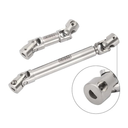 INJORA Stainless Steel D-Shaped Hole Drive Shaft for SCX24 Deadbolt GX470