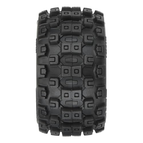 Pro-line Racing Badlands MX 1.85" All-Terrain Truck Tires 4 Mounted on Raid Black 12mm Hex Wheels for Granite GROM 4x4 Front or Rear PRO1024110