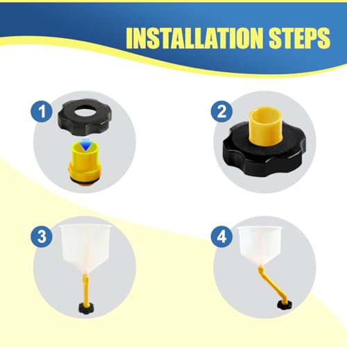 No-Spill Coolant Funnel Kit, Spill-Proof Auto Radiator Fill Funnel Kit, Car Fluid & Oil Funnels Flush Tool with Adapters, Vehicle Funnels Bleeder Accessories (15PCS) - color: 15PCS