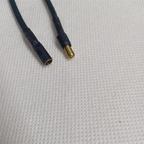 skrnrhrery Banana Gold Bullet Connector Extension Cable, 3.5mm Banana Plug Male Female Cable for RC Brushless Motor ESC Extension Cable RC Auto Boat Parts (16AWG Wire 10CM 3 Pieces) - size: 16AWG wire 10CM 3 pieces