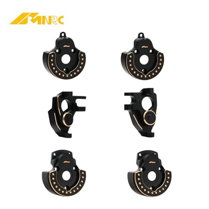 Brass Steering Blocks Hub C Carrier Portal Knuckle Rear Cover for 1/10 Vanquish VS4-10 Phoenix F10 RC Car Crawler Series Upgrades Part
