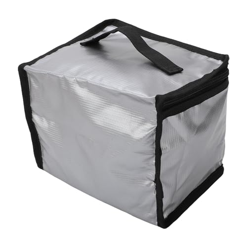 Lipo Battery Bag, Professional Battery Fireproof Storage Bag with Hook and Loop Closure for Lipo Charging and Travel Safety