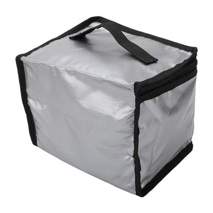 Lipo Battery Bag, Professional Battery Fireproof Storage Bag with Hook and Loop Closure for Lipo Charging and Travel Safety